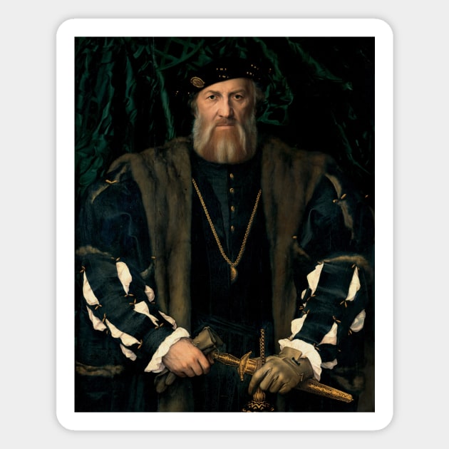 Charles de Solier Sieur de Morette by Hans Holbein the Younger Magnet by Classic Art Stall